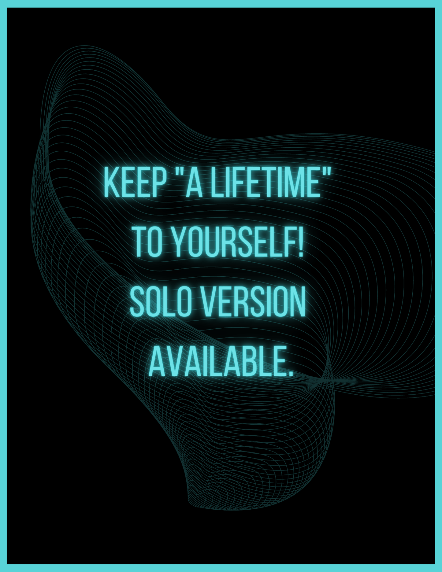 A LIFETIME - Solo (Sheet Music)