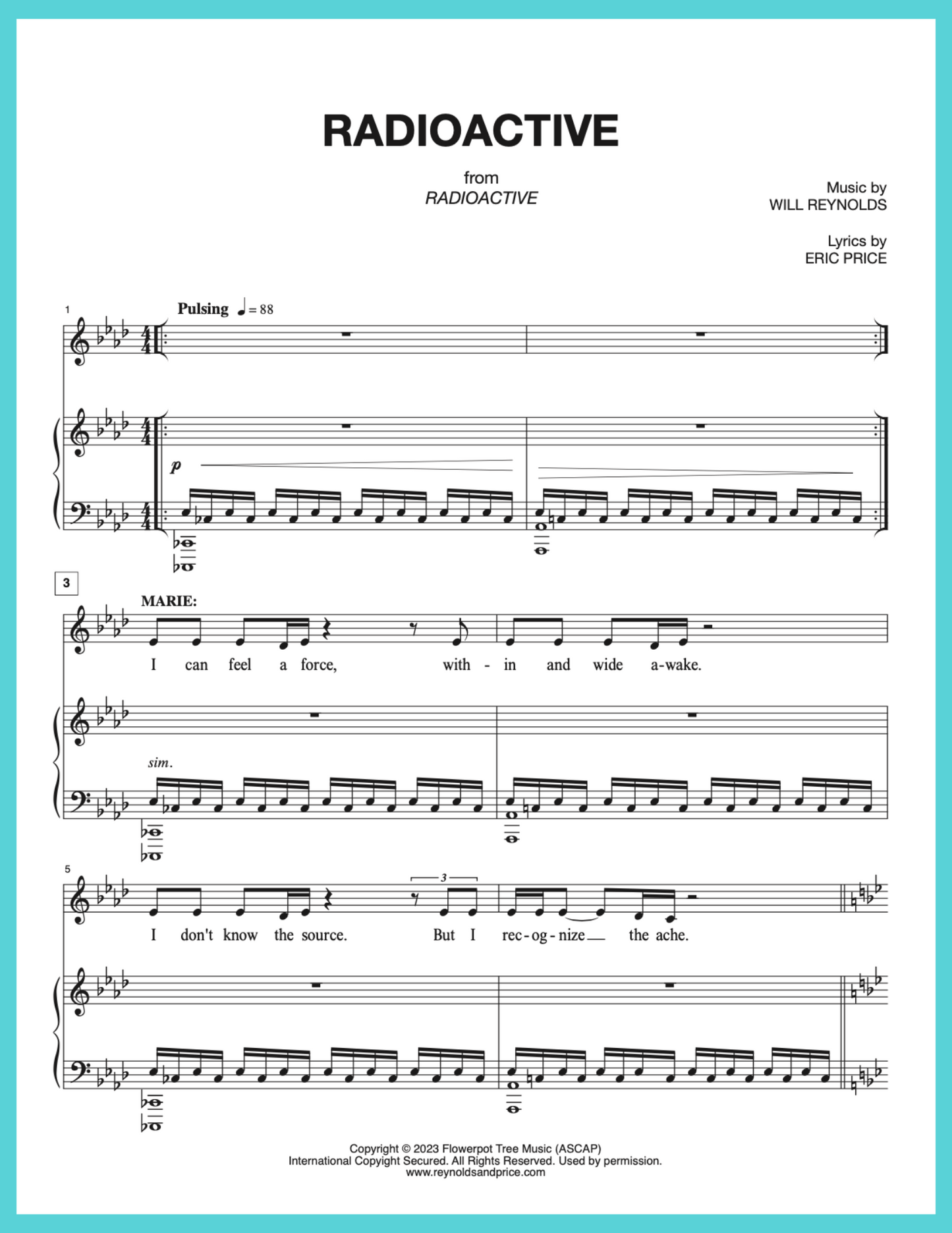 RADIOACTIVE (Sheet Music)